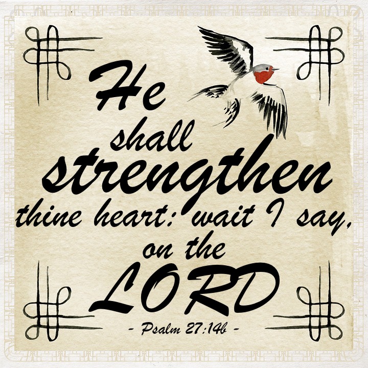 Psalm 27 14b English