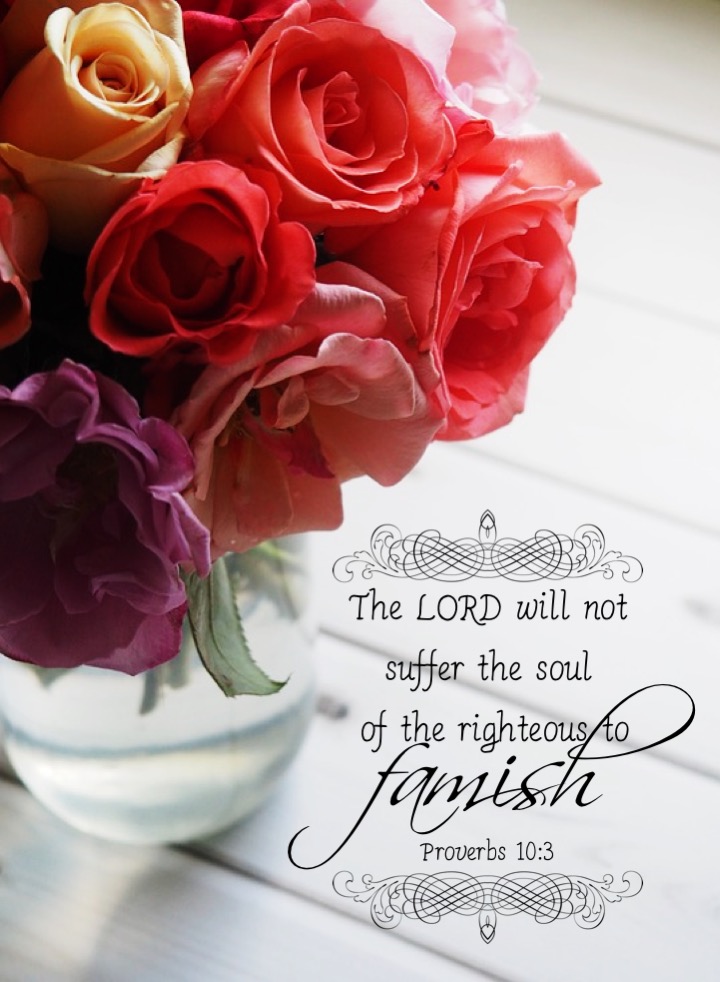 Proverbs 10-3 English