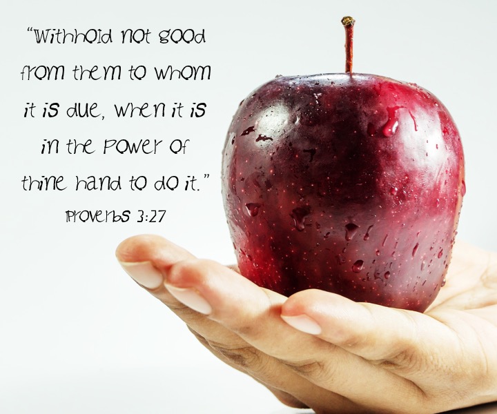 Proverbs 3-27 English