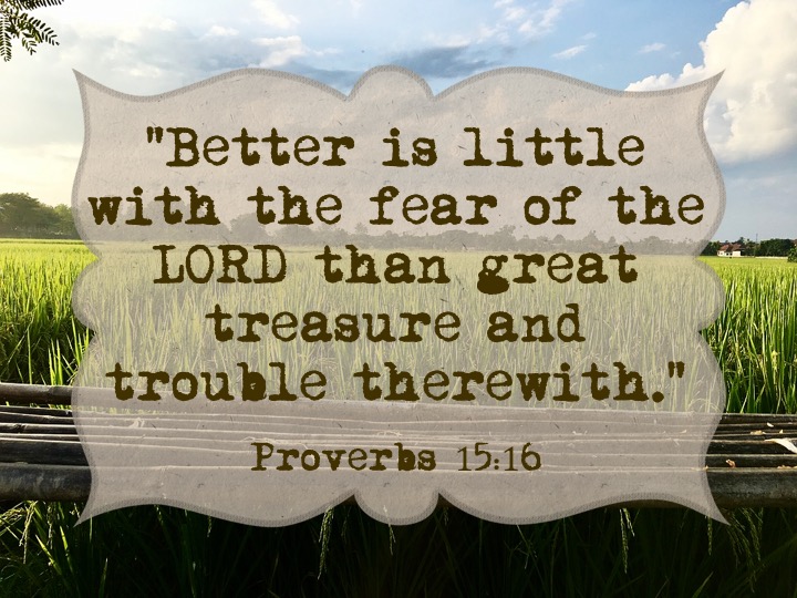 Proverbs 15 16 English