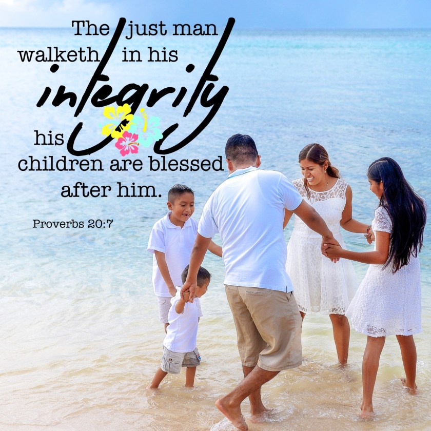 Proverbs 20 7 English