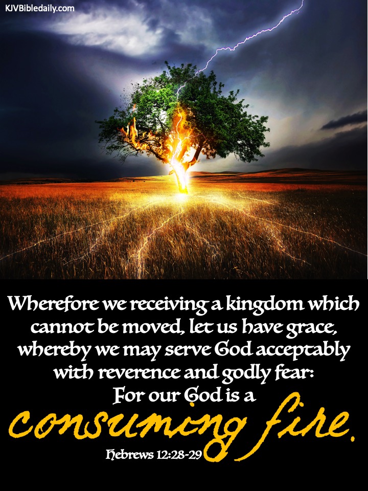 Hebrews 12 28, 29 KJV