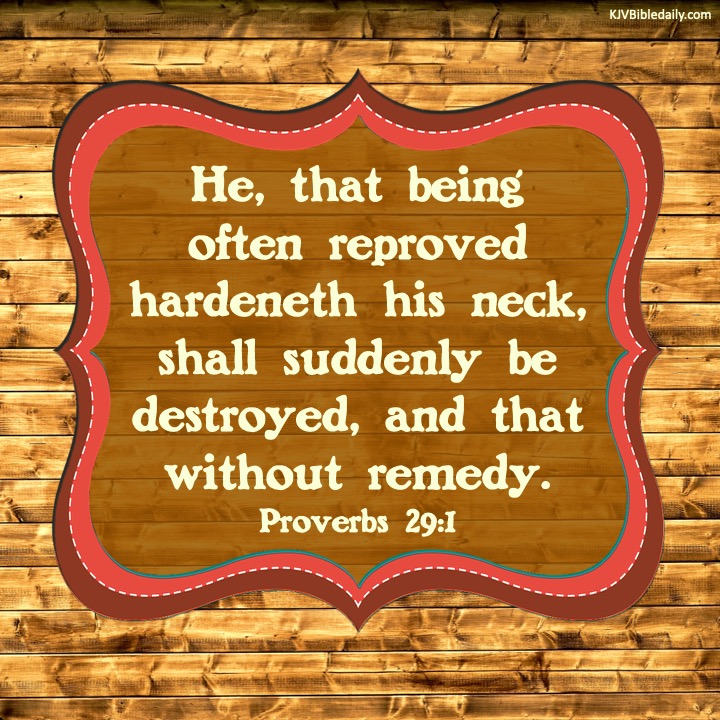 proverbs 29-1 kjv