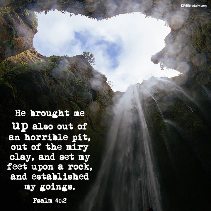Psalm 40 2 KJV