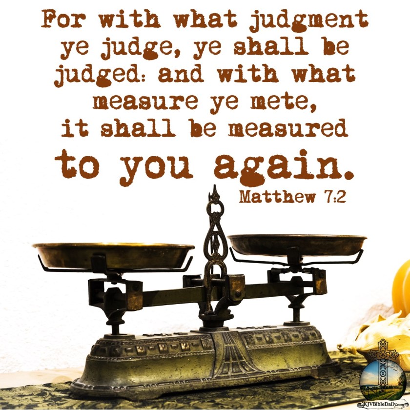 Matthew 7 2 KJV