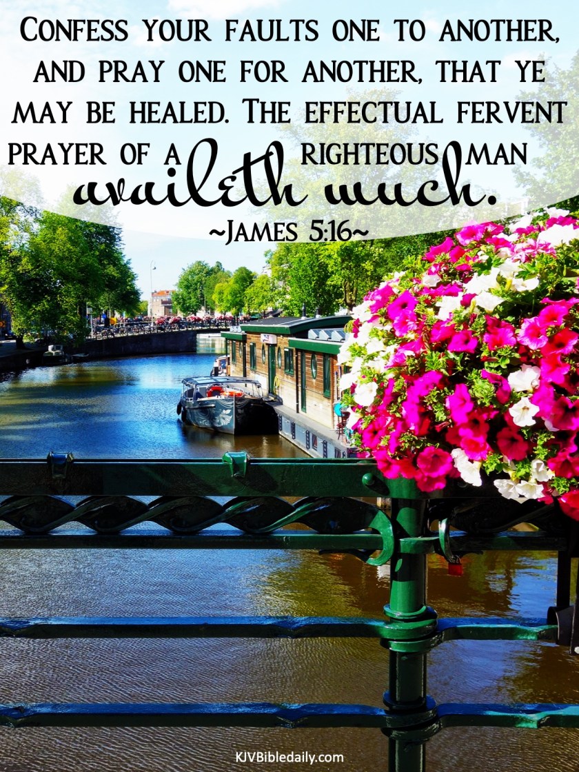 James 5 16 KJV