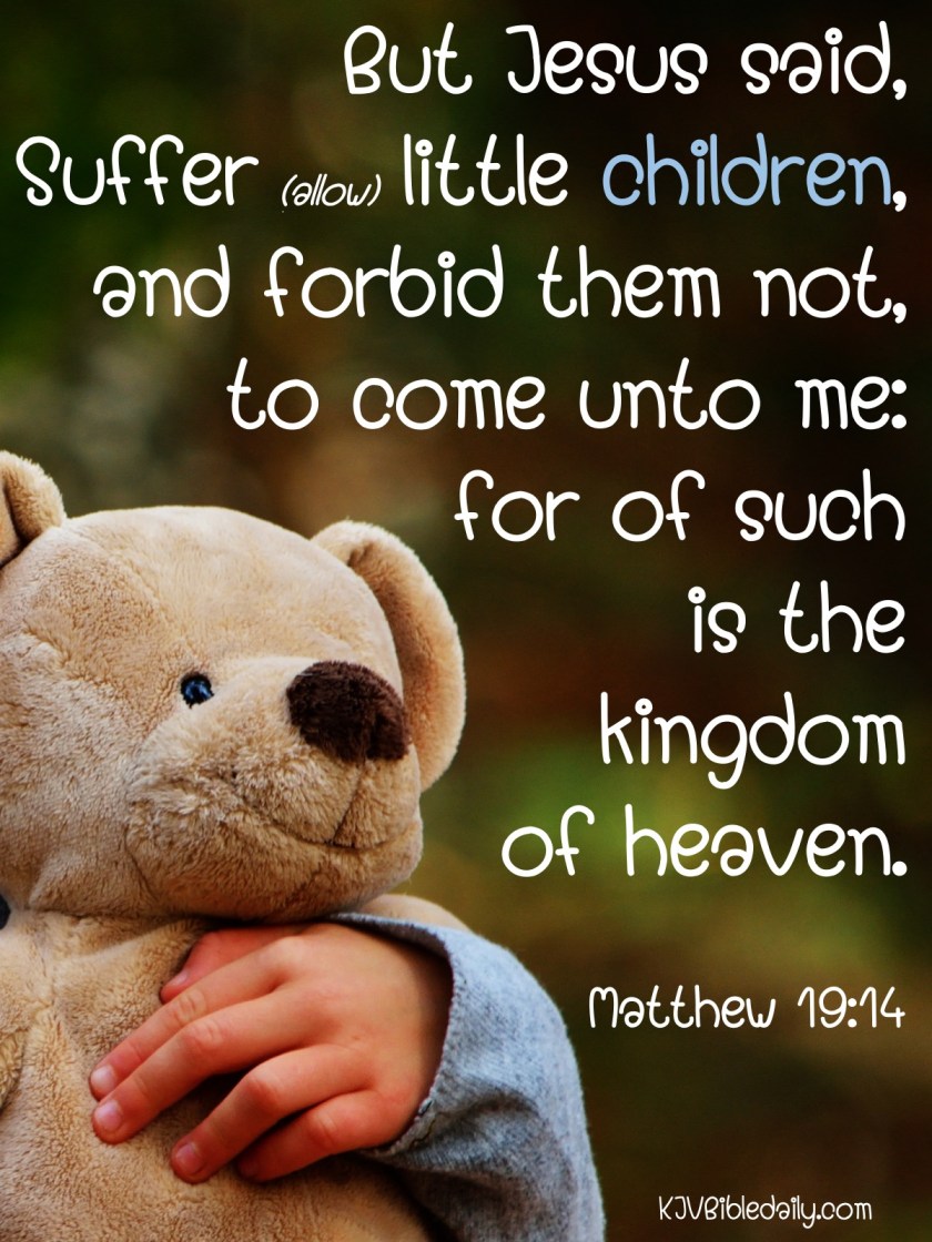 Matthew 19 14 KJV