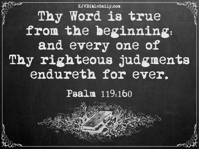 Psalm 119 160 KJV