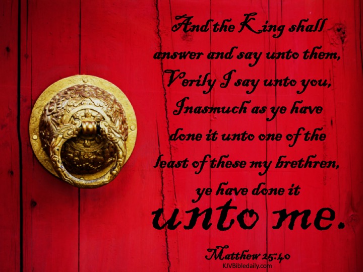 Matthew 25-40 KJV
