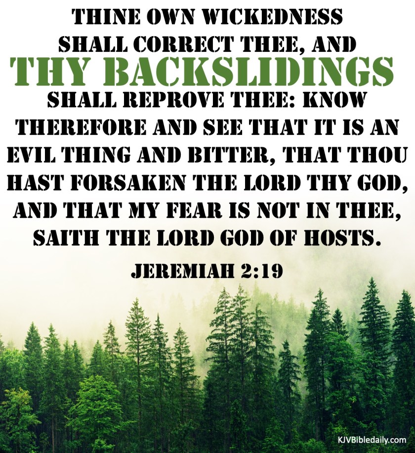 Jeremiah 2-19 KJV