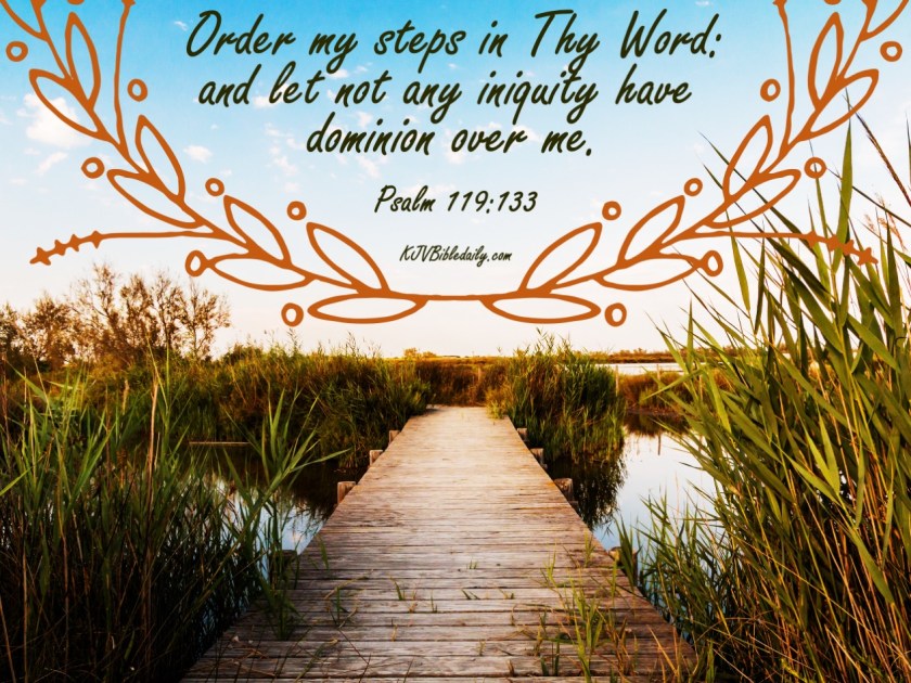 Psalm 119 133 KJV