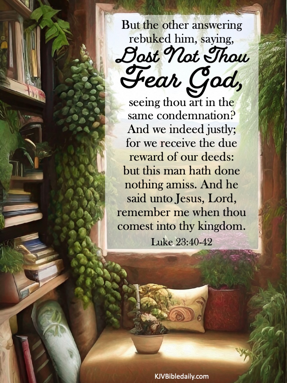 Luke 23:40-42 KJV – KJV Bible Verses