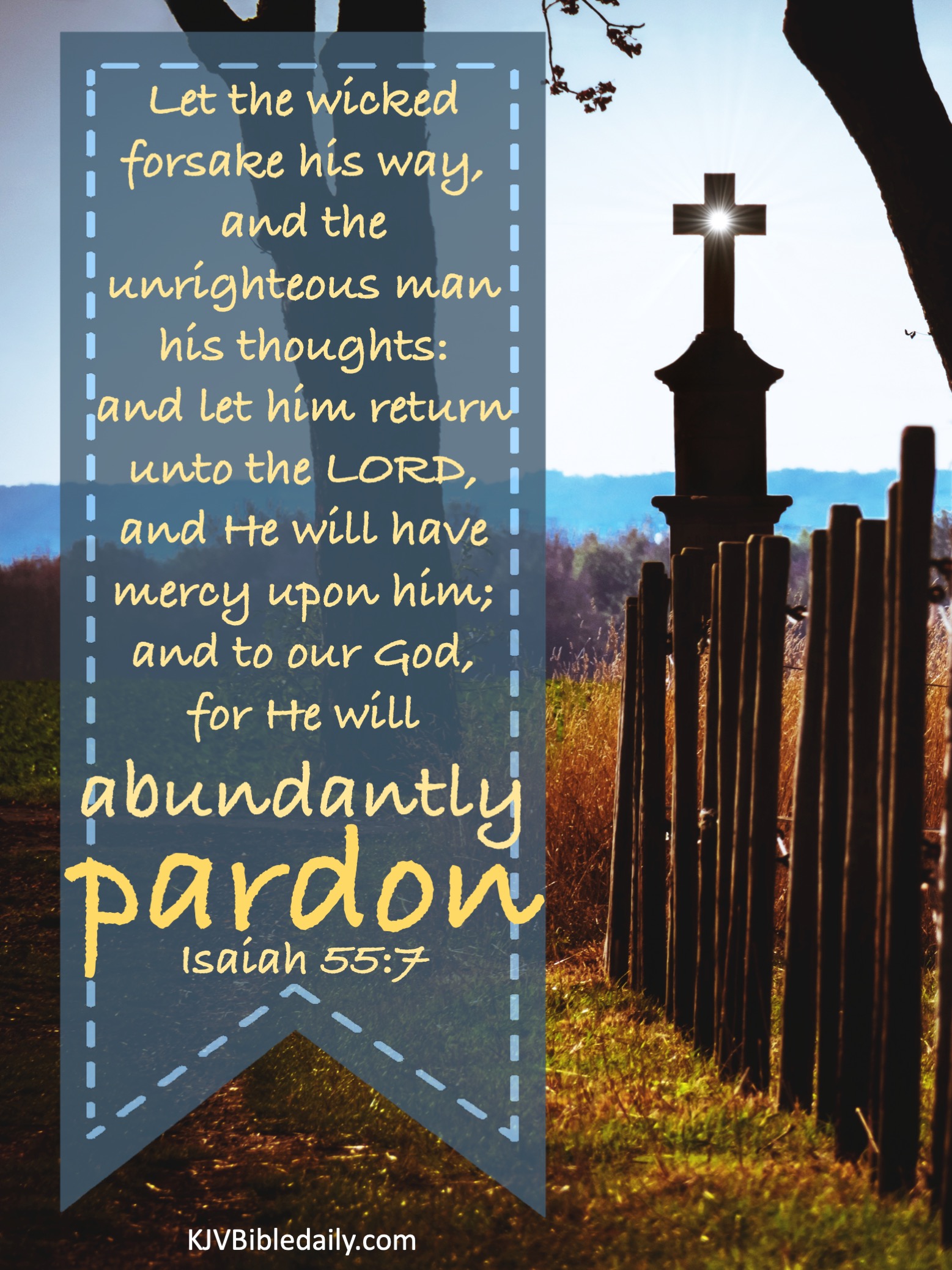 Isaiah 55:7 KJV – KJV Bible Verses