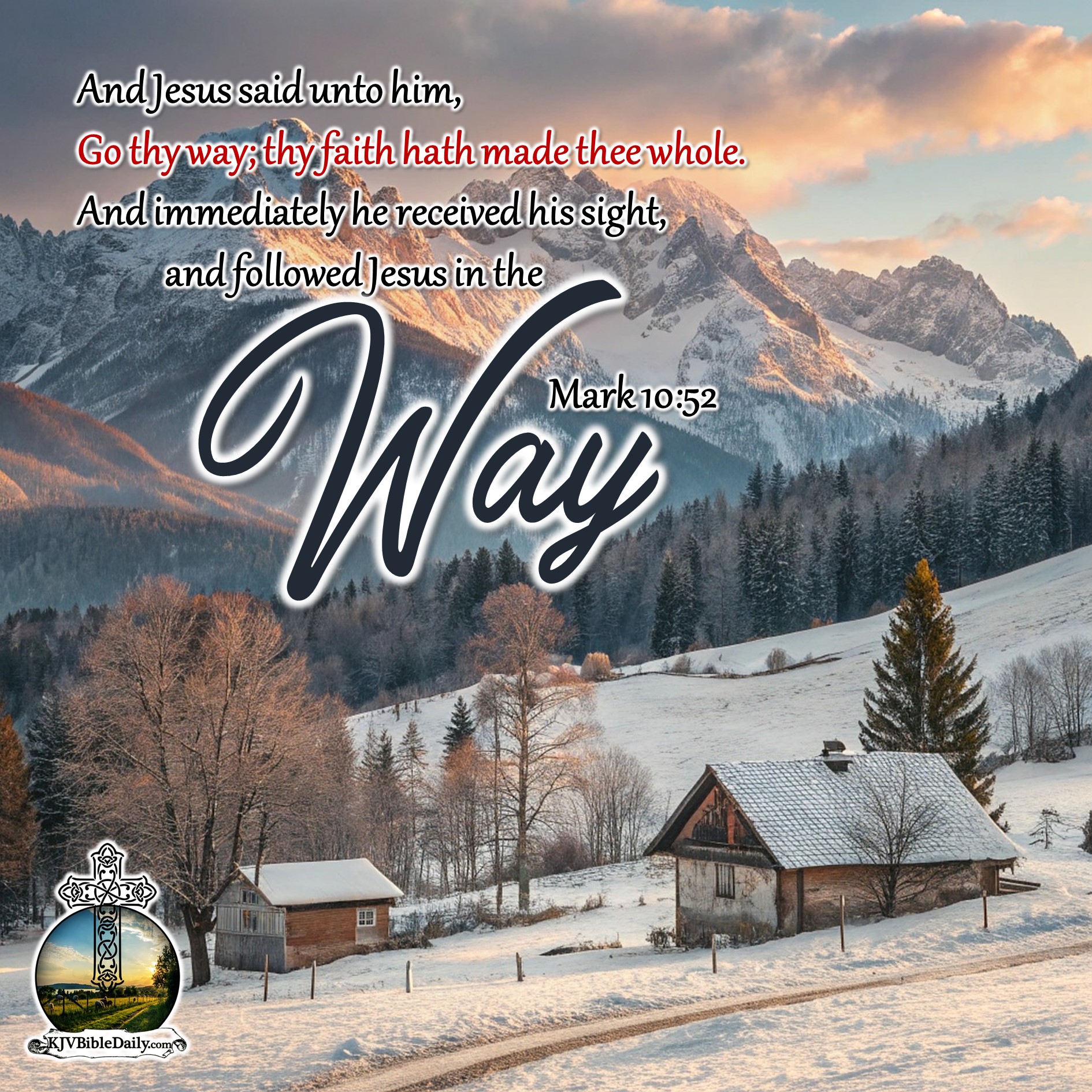 Mark 10:52 KJV – KJV Bible Verses